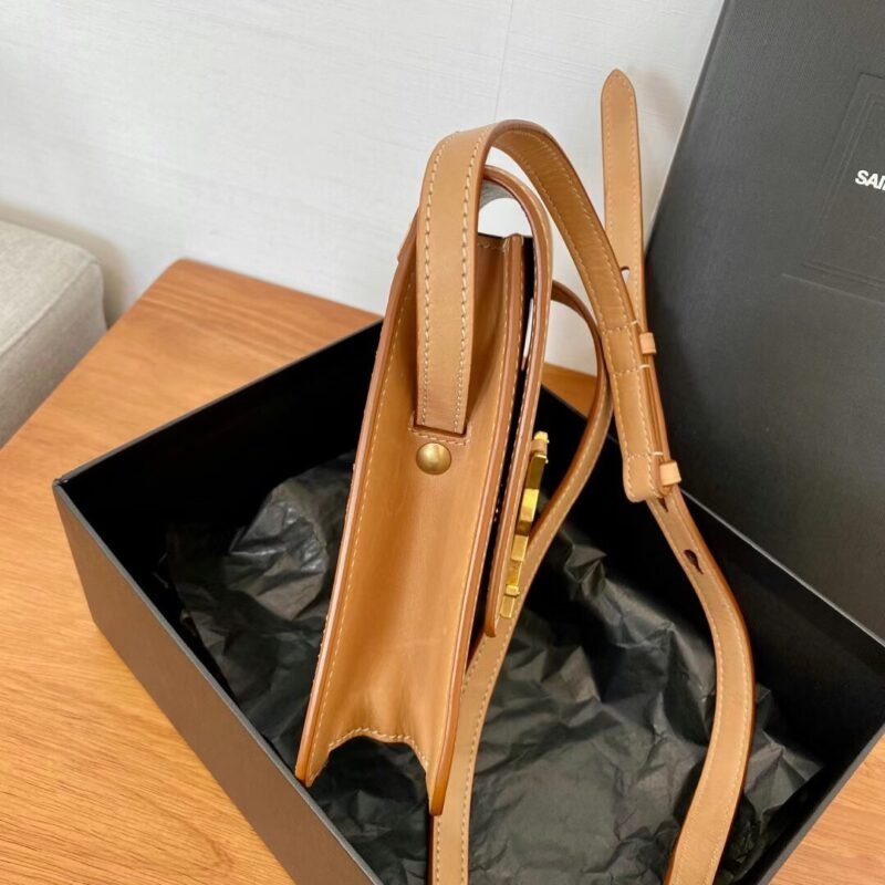 YSL Kaia North/South Satchel In Vegeatble-16*18*6CM