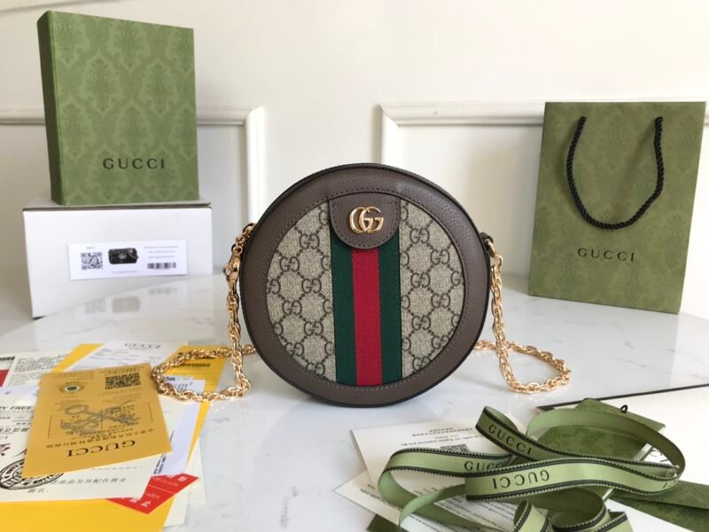 Gucci Ophidia Mini Round Bag-18*18*6CM