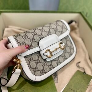 Gucci 1955 Horsebit Shoulder Bag-20.6*14.4*5.1CM