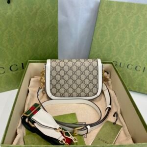 Gucci 1955 Horsebit Shoulder Bag-20.6*14.4*5.1CM