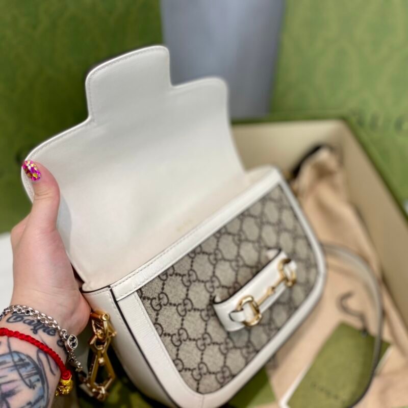 Gucci 1955 Horsebit Shoulder Bag-20.6*14.4*5.1CM