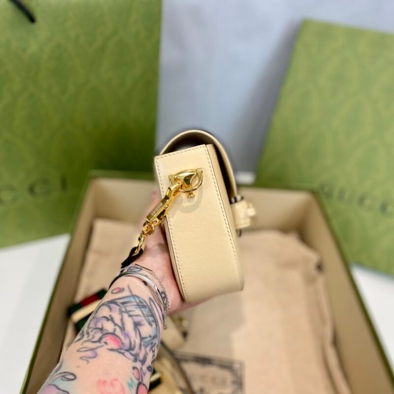 Gucci 1955 Horsebit Shoulder Bag-20.6*14.4*5.1CM