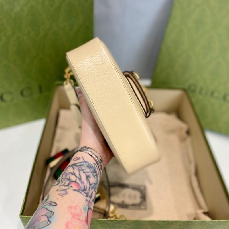 Gucci 1955 Horsebit Shoulder Bag-20.6*14.4*5.1CM