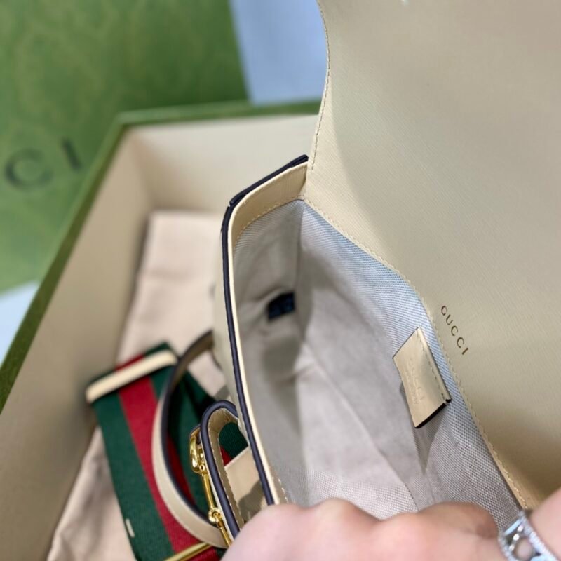 Gucci 1955 Horsebit Shoulder Bag-20.6*14.4*5.1CM