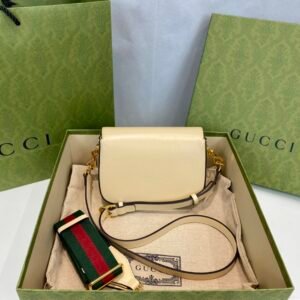 Gucci 1955 Horsebit Shoulder Bag-20.6*14.4*5.1CM