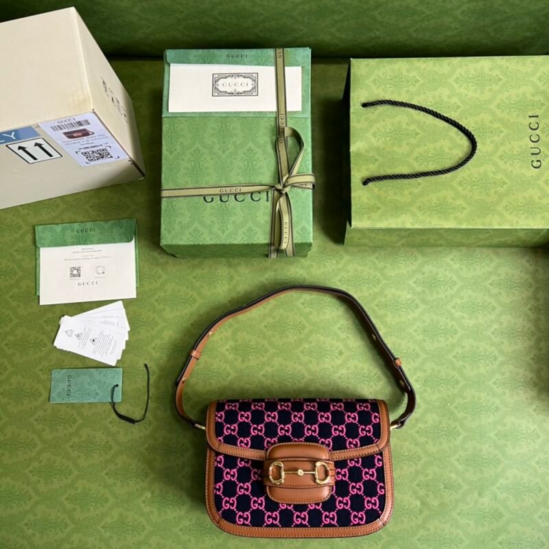 Gucci 1955 Horsebit Shoulder Bag-25*18*8CM