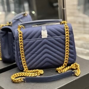 YS L Monogram College Bag-24*17*7CM