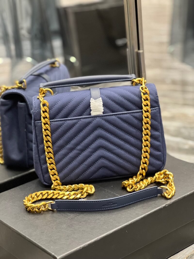 YS L Monogram College Bag-24*17*7CM