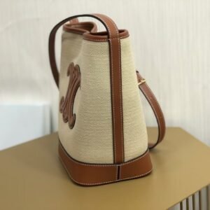 Celina Cuir Bucket-30×22×13CM
