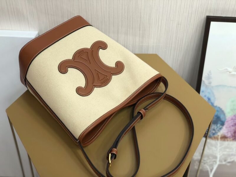 Celina Cuir Bucket-30×22×13CM