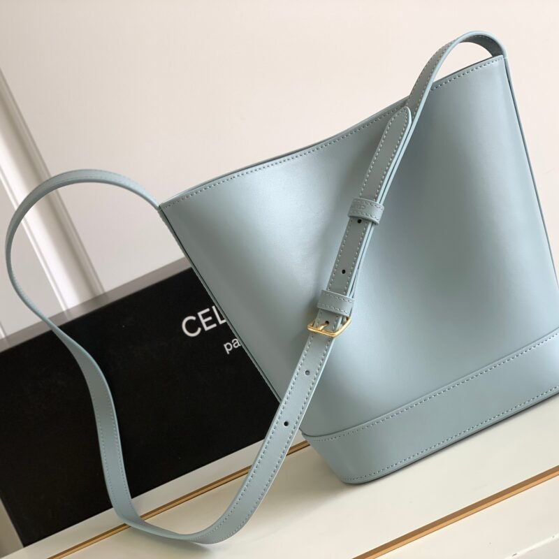 Celina Cuir Bucket-30×22×13CM