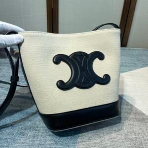 Celina Cuir Bucket-30×22×13CM