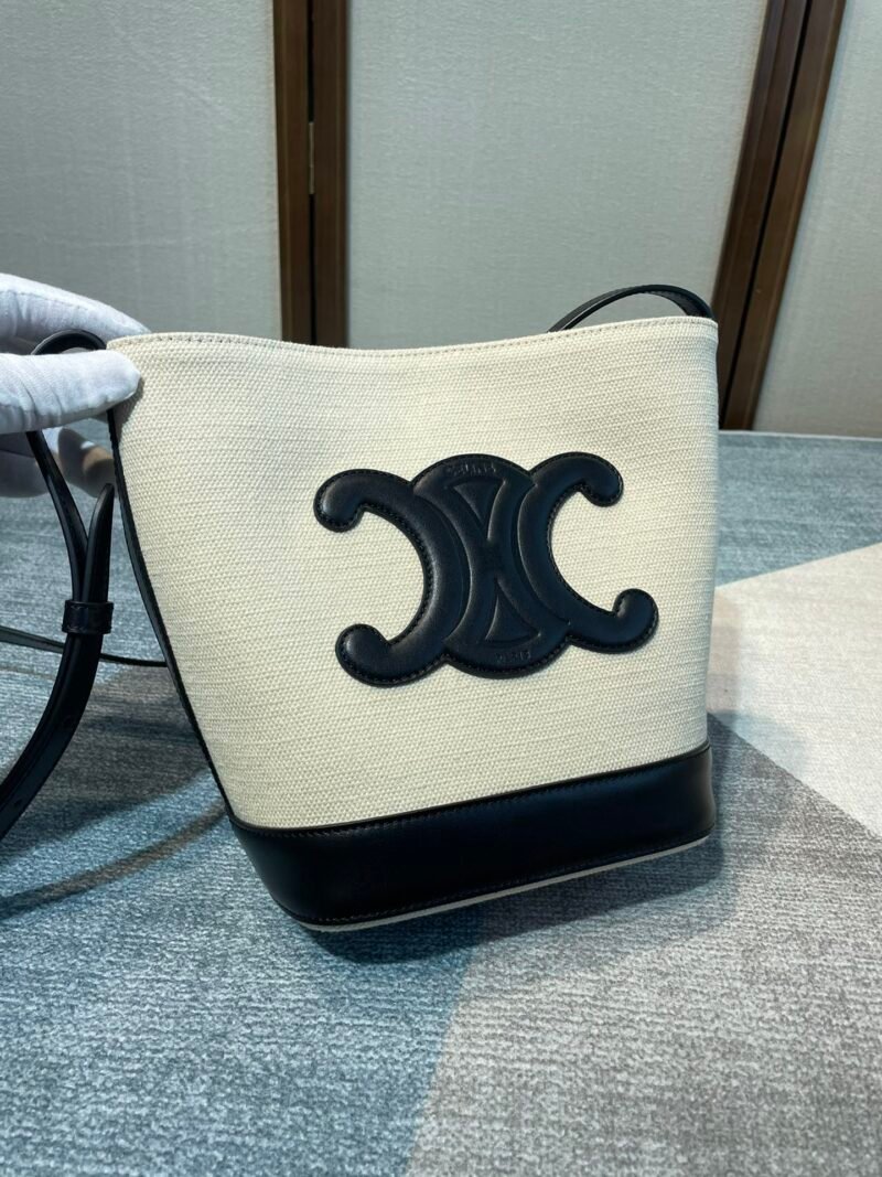 Celina Cuir Bucket-30×22×13CM