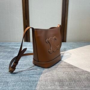 Celina Cuir Bucket-30×22×13CM