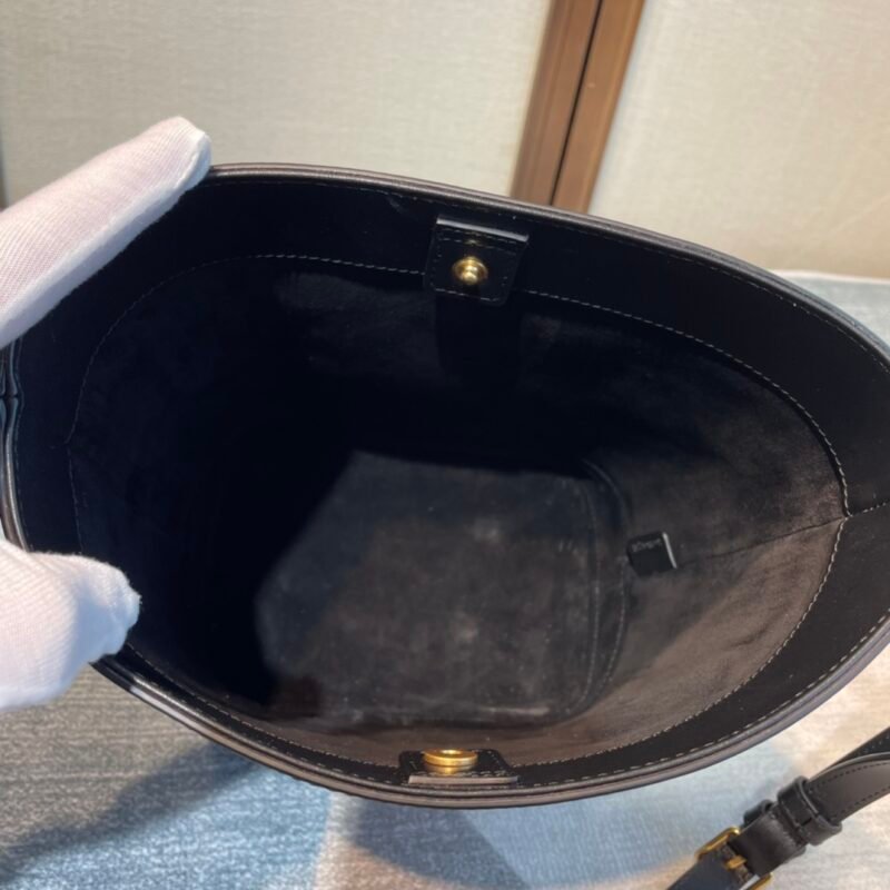 Celina Cuir Bucket-30×22×13CM