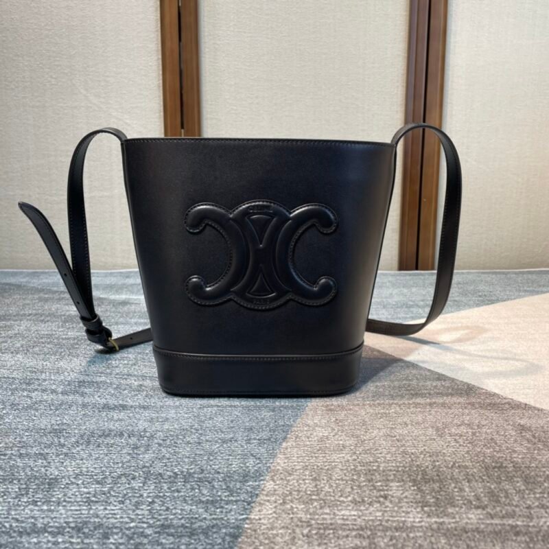 Celina Cuir Bucket-30×22×13CM