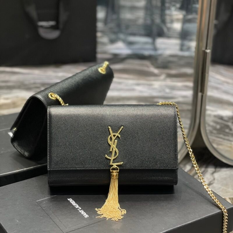 YSL Medium Kate Bags-Caviar-24*14.5*5.5CM