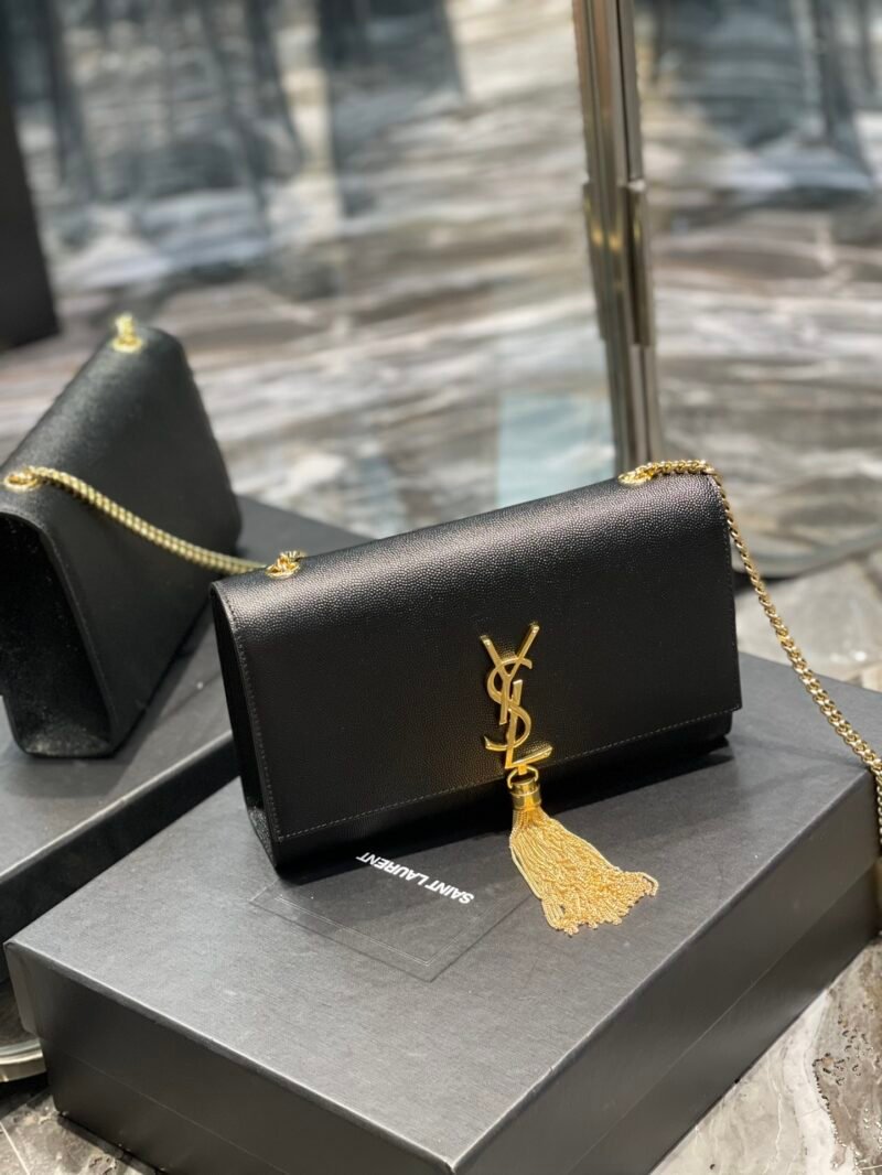 YSL Medium Kate Bags-Caviar-24*14.5*5.5CM