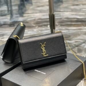 YSL Medium In Grain De Pouder Embossed Leather-24*14.5*5.5CM