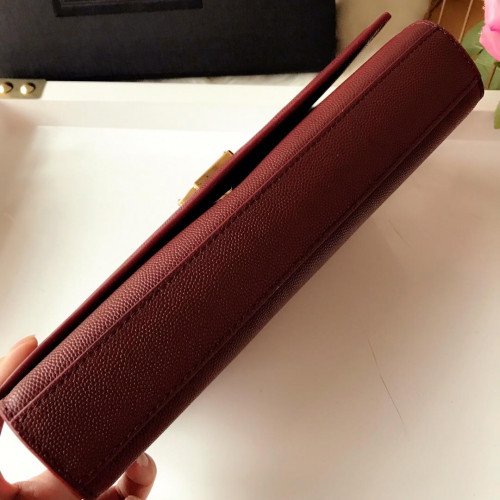 YSL Medium In Grain De Pouder Embossed Leather-24*14.5*5.5CM