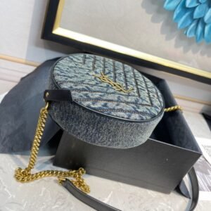 YSL Vinyle Round Bag-17*17*5.5CM