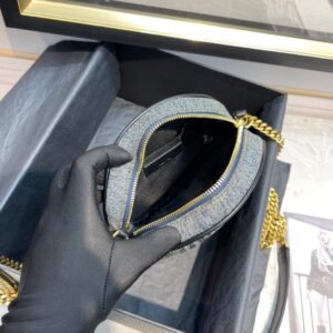 YSL Vinyle Round Bag-17*17*5.5CM