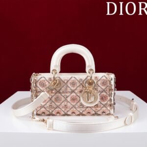 DIOR lady dior-tas Flower Cannages Calfskin