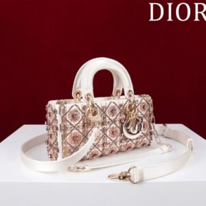 DIOR lady dior-tas Flower Cannages Calfskin