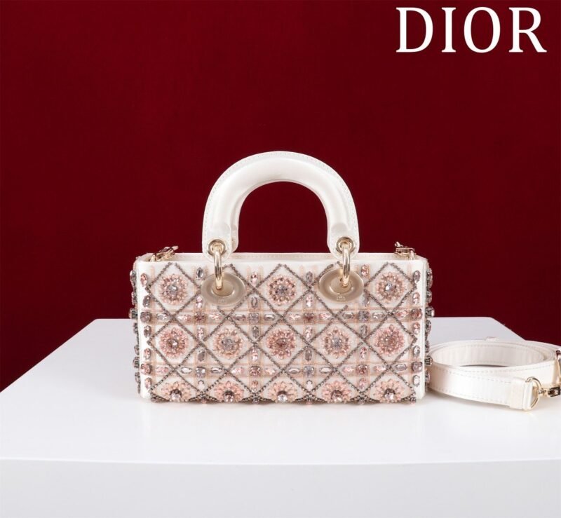 DIOR lady dior-tas Flower Cannages Calfskin