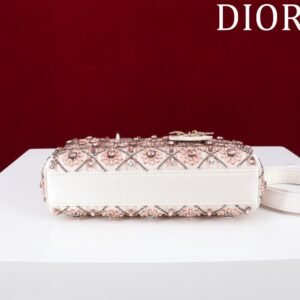 DIOR lady dior-tas Flower Cannages Calfskin