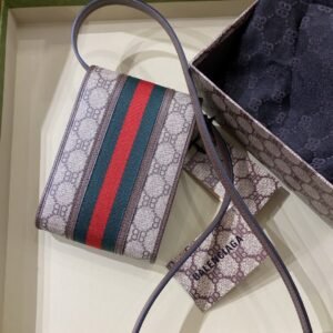 Gucci&Balenciaga Crossbody Bag-11.5x18x3.5CM