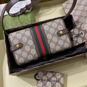 Gucci&Balenciaga Crossbody Bag-19.5x12x3CM
