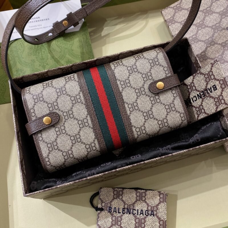 Gucci&Balenciaga Crossbody Bag-19.5x12x3CM