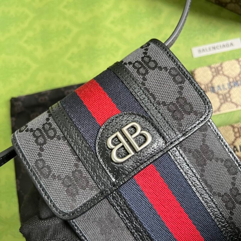 Gucci&Balenciaga Crossbody Bag-11.5x18x3.5CM