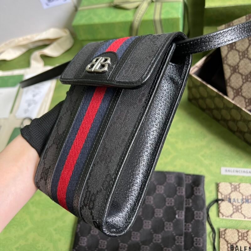 Gucci&Balenciaga Crossbody Bag-11.5x18x3.5CM