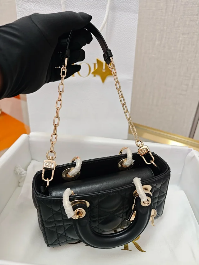DIOR Micro Lady D-Joy Bag Cannage Lambskin