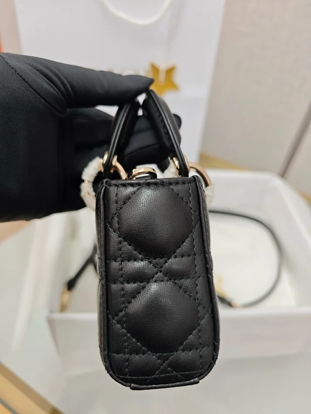 DIOR Micro Lady D-Joy Bag Cannage Lambskin