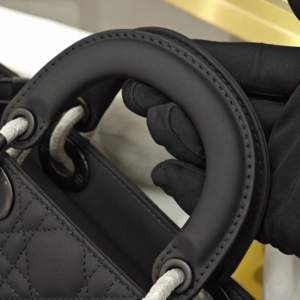 DIOR Small Lady D-Joy Bag Ultramatte Black Cannage Calfskin