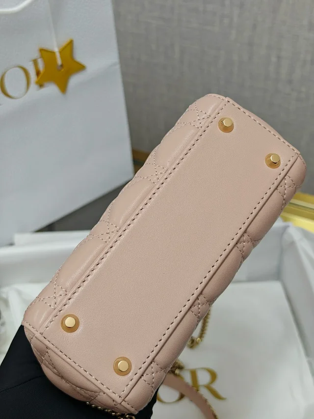 DIOR Mini Lady Dior Bag Cannage Lambskin