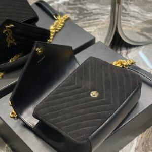 YS L Monogram College Bag-24*17*7CM