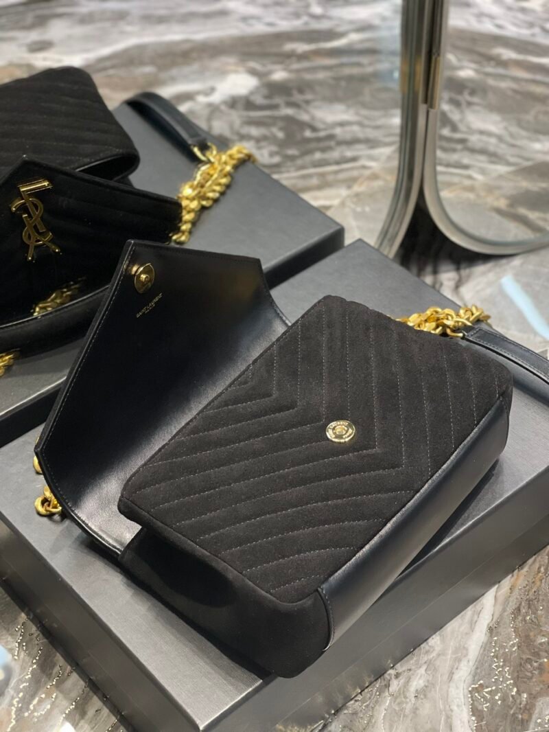 YS L Monogram College Bag-24*17*7CM