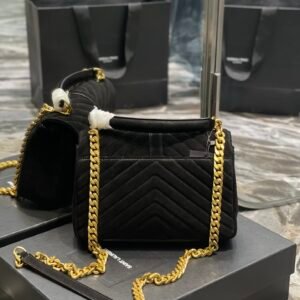 YS L Monogram College Bag-24*17*7CM