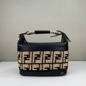 FendI Raffia Bag-35 x22 x18CM
