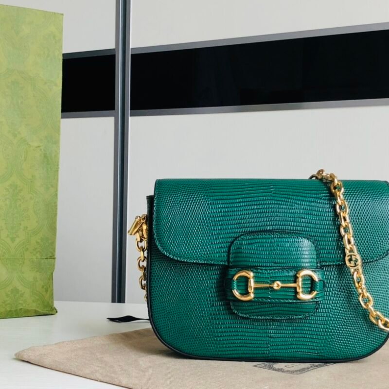 Gucci 1955 Horsebit Shoulder Bag-20.6*14.4*5.1CM