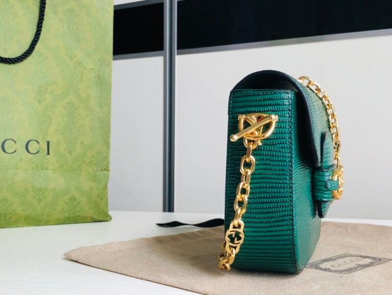 Gucci 1955 Horsebit Shoulder Bag-20.6*14.4*5.1CM