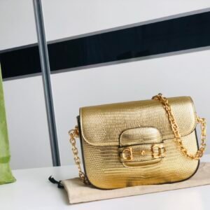Gucci 1955 Horsebit Shoulder Bag-20.6*14.4*5.1CM