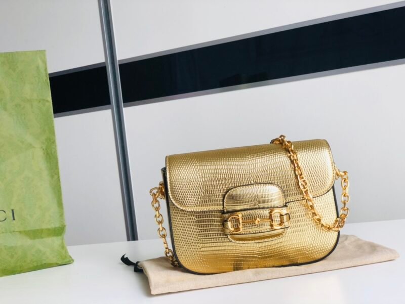 Gucci 1955 Horsebit Shoulder Bag-20.6*14.4*5.1CM
