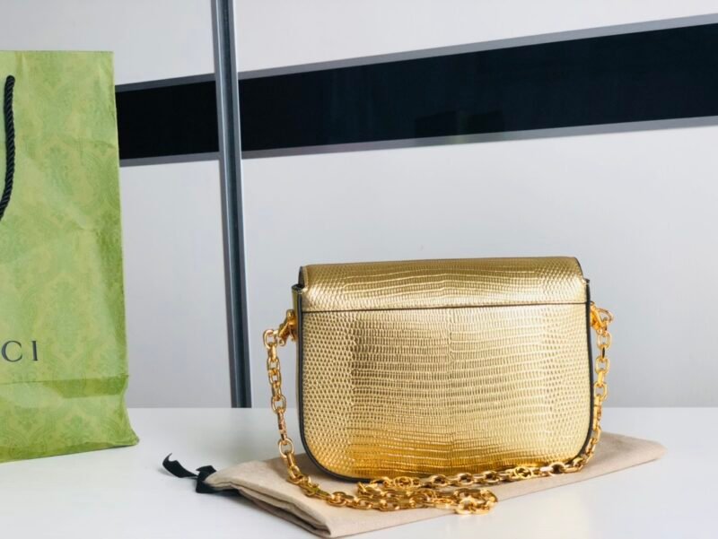 Gucci 1955 Horsebit Shoulder Bag-20.6*14.4*5.1CM