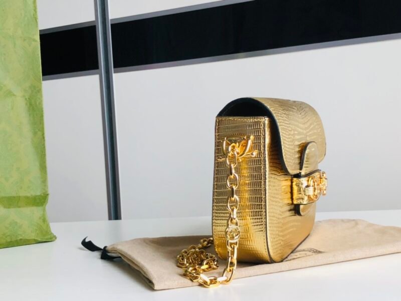 Gucci 1955 Horsebit Shoulder Bag-20.6*14.4*5.1CM