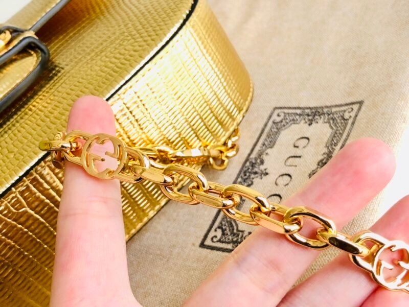 Gucci 1955 Horsebit Shoulder Bag-20.6*14.4*5.1CM